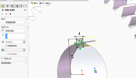 SOLIDWORKS畫齒輪